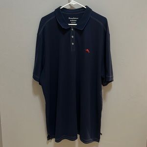 Tommy Bahama Islandzone Navy Blue Polo Size 3XLT